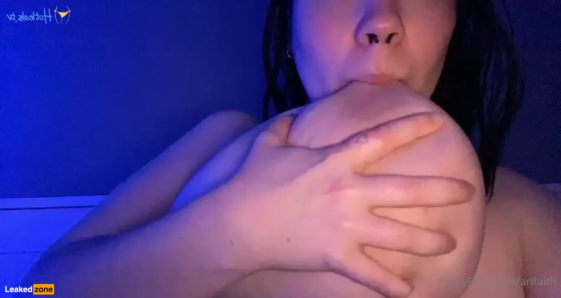 AriFaith teases massive tits - OnlyFans solo video memorable