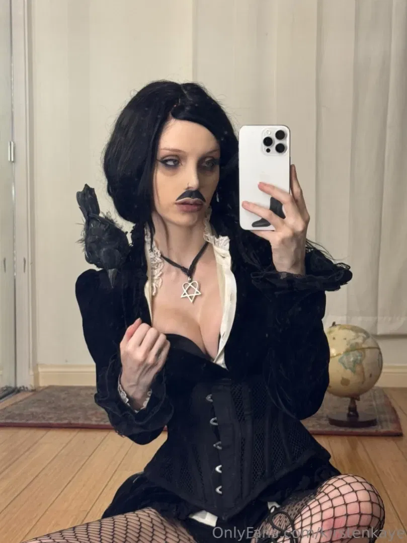 Kirstenkaye's captivating gaze enticed you closer