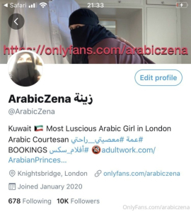 💋 ArabicZena ( arabiczena ) model OnlyFans on Leakedzone