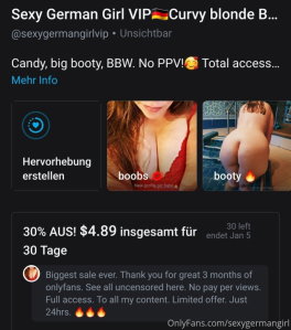💋 🇩🇪💖Sexy German Girl🇬🇧free deutsch+ Promo ( sexygermangirl ...
