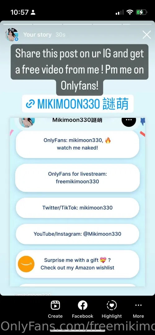 💋 Free💖Miki Moon 謎萌 ( freemikimoon330 ) OnlyFans leaked photo ...